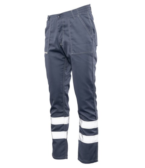 WAIST PANTS ODBLASK - Stalowy/odbask 17353 48