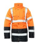 BENEFIT HI-VI KURTKA PARKA - KAT.II KLASA 3 - Pomarańczowy XL