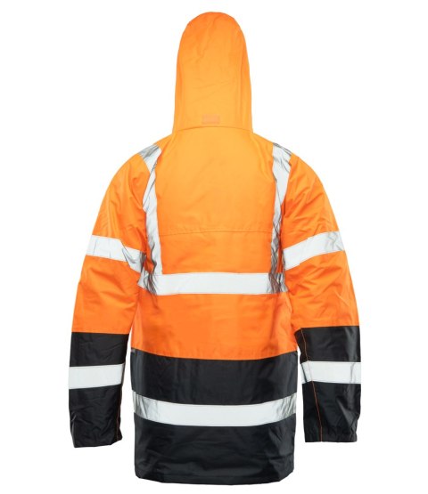 BENEFIT HI-VI KURTKA PARKA - KAT.II KLASA 3 - Pomarańczowy L