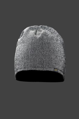 CROSS CZAPKA Z DZIANINY MELANGE - Melange uniwersalny