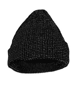 WOLBERG REFLECTO CZAPKA Z DZIANINY CZARNA - Czarny_ uniwersalny