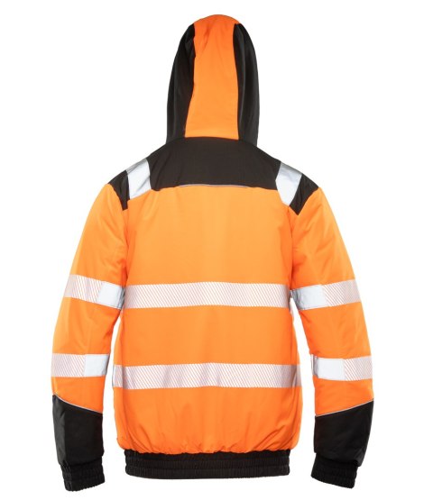 KURTKA SAFE POMARAŃCZ BHVS01 - Pomarańczowy L