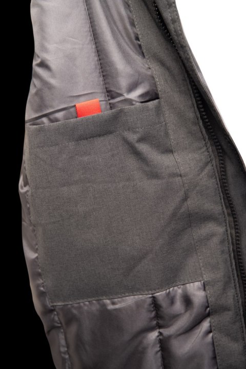 SEVEN KINGS PRO KURTKA STAL/CZERŃ - Stalowy XL