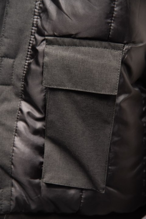 SEVEN KINGS PRO KURTKA STAL/CZERŃ - Stalowy M