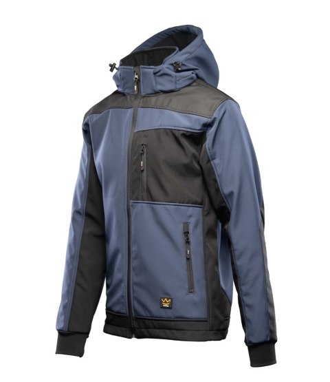 SEVEN KINGS SOFTSHELL NAVY - Granatowy L