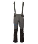 TOPAZ TOPAZ SPODNIE SOFTSHELL OCIEPLANE STAL/CZARNY - Stalowy 4XL.