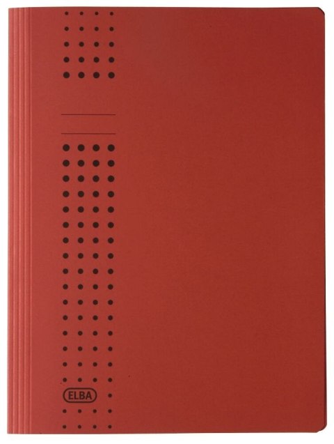 (WYCOFANE)Skoroszyt kartonowy A4 CHIC czerwony 100090788 ELBA
