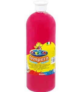 Farba tempera 1000 ml, różowy ciemny CARIOCA 170-1865/170-26-41 (X)