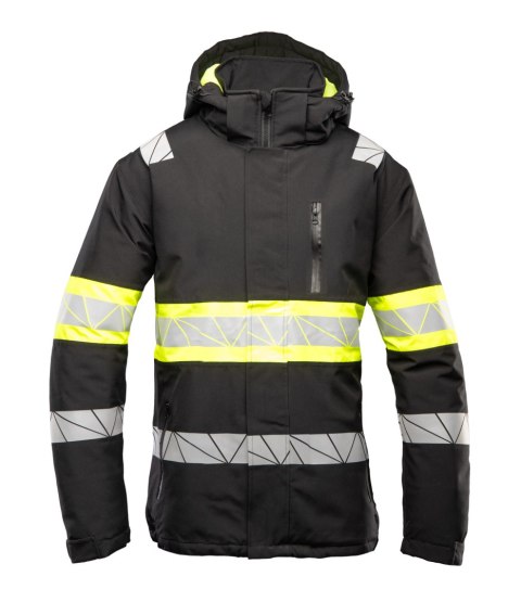 SEVEN KINGS ECO RIVAL KURTKA CZARNY/ŻÓŁTY - Czarny-Żółty(cy) 4XL.