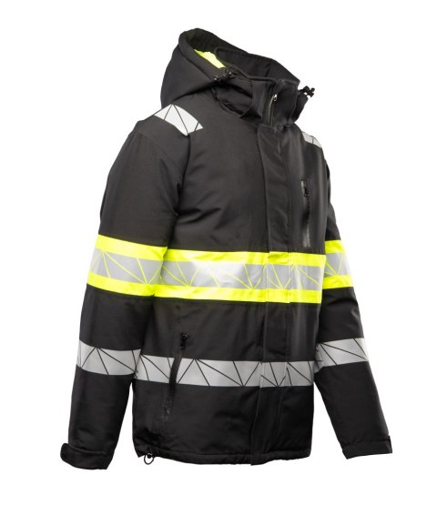 SEVEN KINGS ECO RIVAL KURTKA CZARNY/ŻÓŁTY - Czarny-Żółty(cy) XL