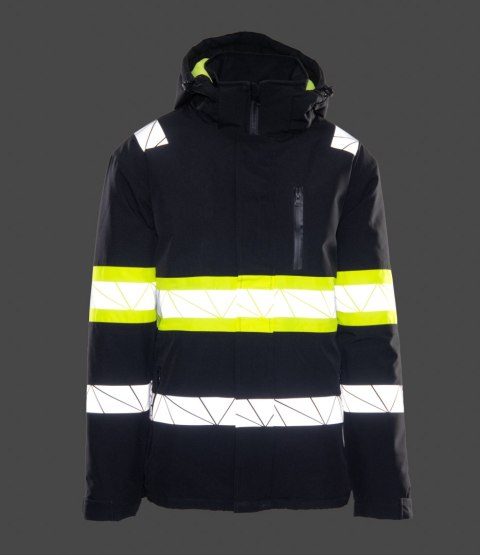 SEVEN KINGS ECO RIVAL KURTKA CZARNY/ŻÓŁTY - Czarny-Żółty(cy) XL