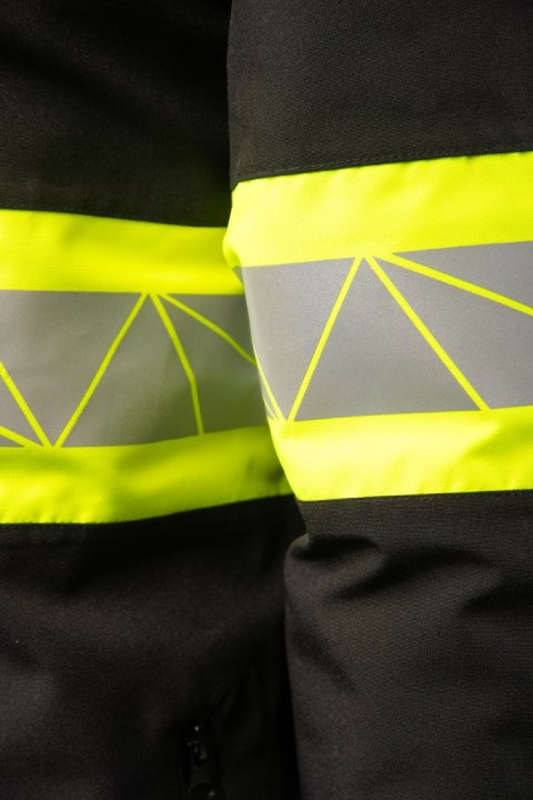 SEVEN KINGS ECO RIVAL KURTKA CZARNY/ŻÓŁTY - Czarny-Żółty(cy) XL