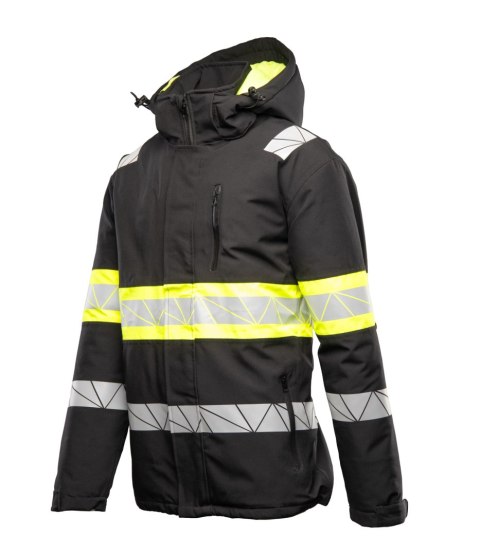 SEVEN KINGS ECO RIVAL KURTKA CZARNY/ŻÓŁTY - Czarny-Żółty(cy) L