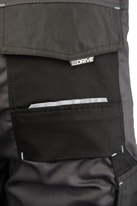 SPODNIE DO PASA DRIVE STALOWY - Stalowy 110