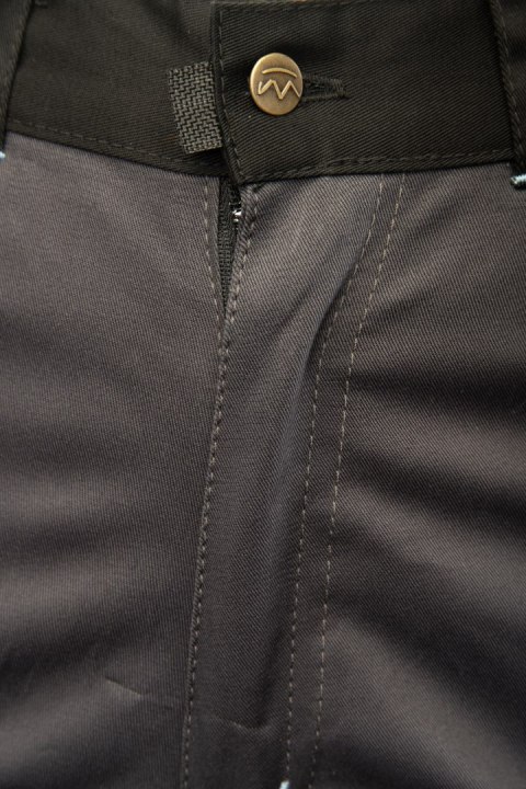 SPODNIE DO PASA DRIVE STALOWY - Stalowy 110