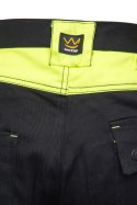 SPODNIE DO PASA SOLAR - Czarny-Żółty(cy) 60