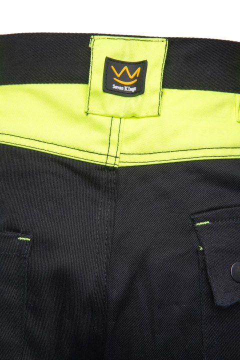 SPODNIE DO PASA SOLAR - Czarny-Żółty(cy) 60