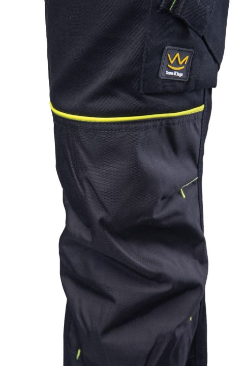 SPODNIE DO PASA SOLAR - Czarny-Żółty(cy) 60