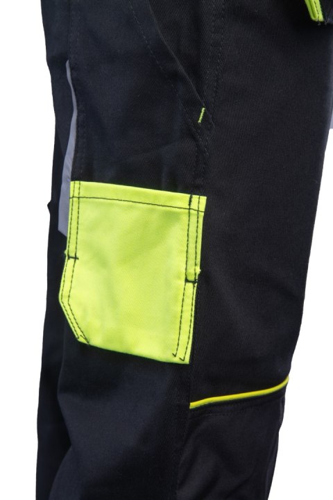 SPODNIE DO PASA SOLAR - Czarny-Żółty(cy) 60