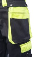 SPODNIE DO PASA SOLAR - Czarny-Żółty(cy) 62