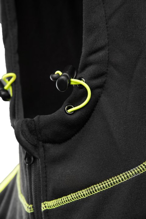 BLUZA DRESOWA Z KAPTUREM SEVEN KINGS RIVAL - Czarny-Żółty