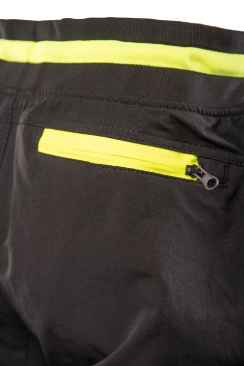 FLASH JOGGER SPODNIE SKF03Y CZARNY/ŻÓŁTY KAT II - Czarny-Żółty(cy) 2XL.