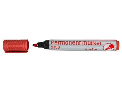 Marker permanentny 2150 czerwony 110166 D.RECT