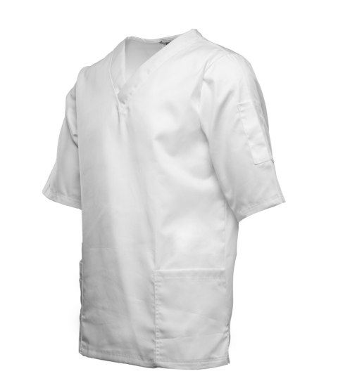 BRIXTON WHITE BLUZA KRÓTKI RĘKAW MĘSKA B209 - Biały 3XL.