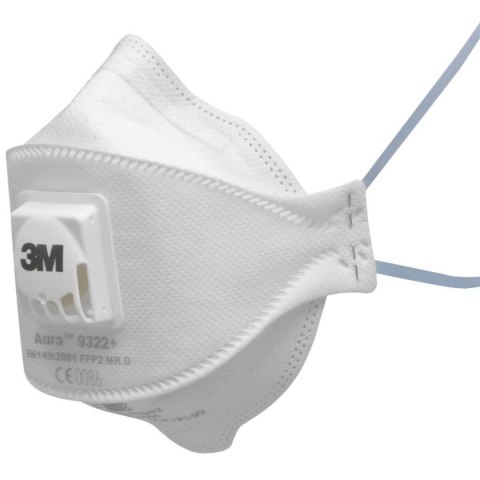 PÓŁMASKA FILTRUJĄCA AURA 3M Z ZAWOREM KAT. FFP2 - 9322