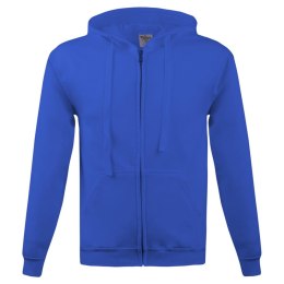 BLUZA Z KAPTUREM ZAPINANA 280G NIEBIESKA ROZM. XL