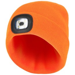 CZAPKA ZIMOWA AKRYLOWA DZIANA LED ORANGE