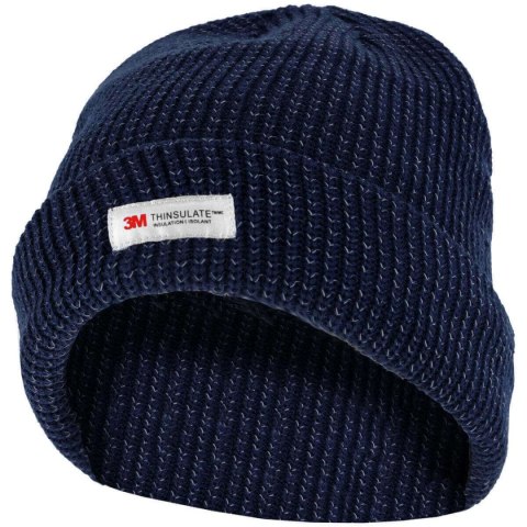 CZAPKA ZIMOWA DZIANA GRANATOWA ODBLASKOWA