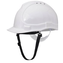 HEŁM PRZEMYSŁOWY BRATEK-3 Z PASKIEM BIAŁY