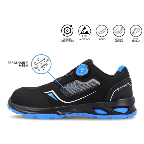 PÓŁBUTY BEZPIECZNE AXENS ESD S1PS ROZM. 47