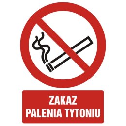 ZNAK BHP - ZAKAZ PALENIA TYTONIU - GC053 DJ PN