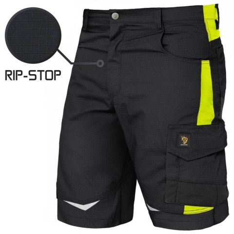 SPODNIE KRÓTKIE HELICON RIP-STOP BLACK ROZM.52