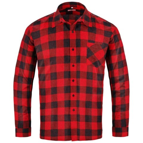 KOSZULA FLANELOWA FLANCO CZERWONA ROZM. 42