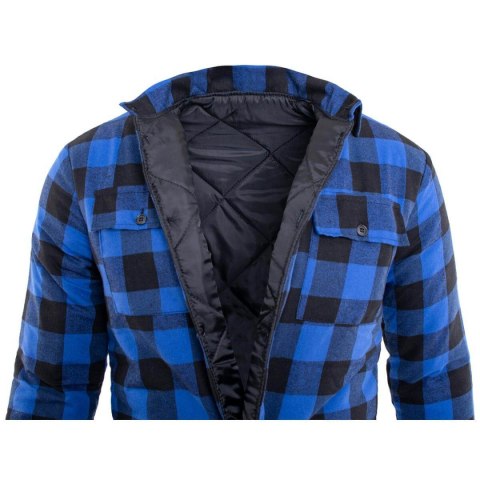 KOSZULA FLANELOWA OCIEPLANA NIEBIESKA