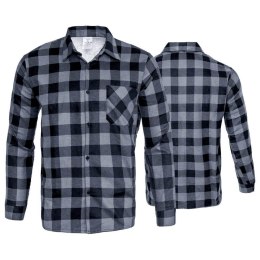 KOSZULA FLANELOWA SZARA ROZM. XL