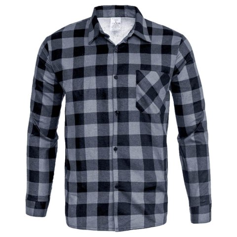 KOSZULA FLANELOWA SZARA ROZM. XL