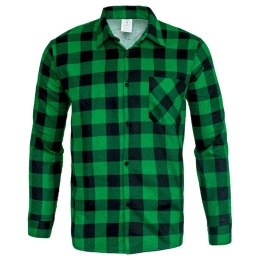 KOSZULA FLANELOWA ZIELONA ROZM. S