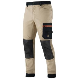 SPODNIE DO PASA MEGAWORK RIP-STOP STRETCH KHAKI ROZM. 52