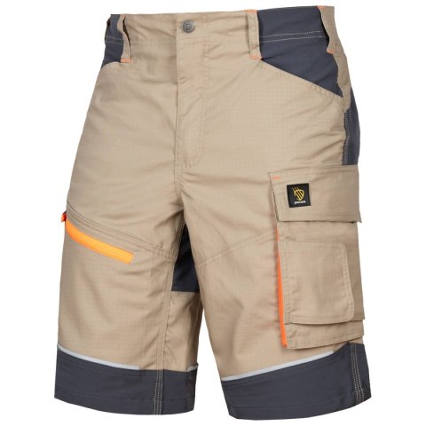 SPODNIE KRÓTKIE LIDO SPANDEX KHAKI ROZM.48