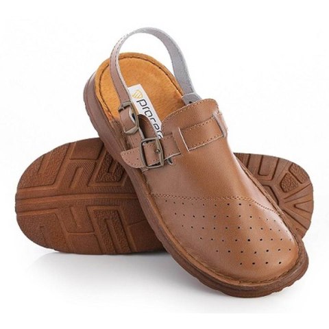 OBUWIE PROFILAKTYCZNE ALBIN Z PERFORACJĄ BRĄZOWE ROZM. 41