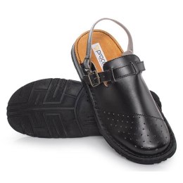 OBUWIE PROFILAKTYCZNE ALBIN Z PERFORACJĄ CZARNE ROZM. 46