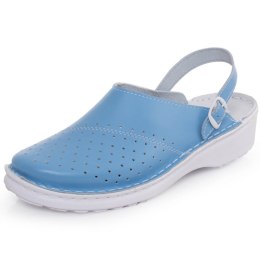 OBUWIE PROFILAKTYCZNE BIANCA Z PERFORACJĄ NIEBIESKIE ROZM. 36