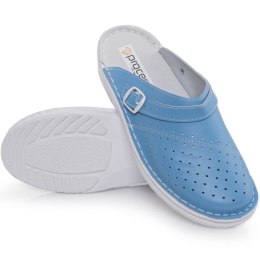 OBUWIE PROFILAKTYCZNE BIANCA Z PERFORACJĄ NIEBIESKIE ROZM. 39