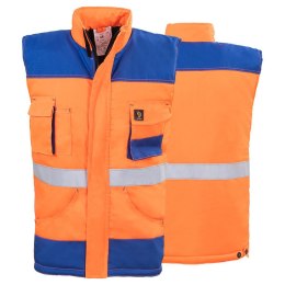 BEZRĘKAWNIK OCIEPLANY PROMAN 260 HV POMARAŃCZOWY