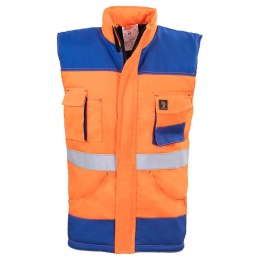 BEZRĘKAWNIK OCIEPLANY PROMAN 260 HV POMARAŃCZOWY