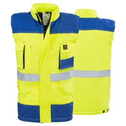 BEZRĘKAWNIK OCIEPLANY PROMAN 260 ŻÓŁTY HV ROZM. 58